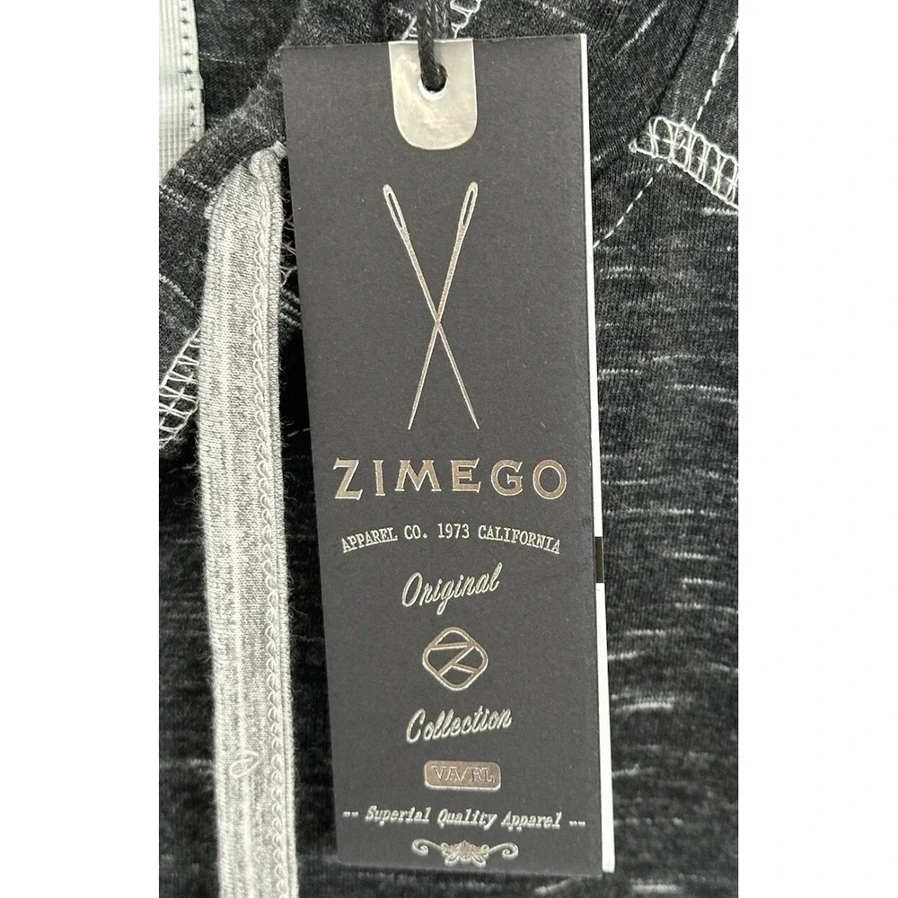 Zimego Men's Color Block Short Sleeve Raglan Henley Hoodie Round Bottom T-Shirts